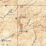 United States Geological Survey Caliente, CA (1914, 125000-Scale) digital map