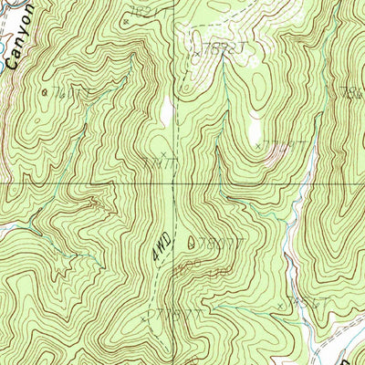 United States Geological Survey Caliente Canyon South, NM (1986, 24000-Scale) digital map
