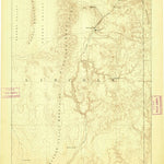 United States Geological Survey Caliente E, NV-UT-AZ (1885, 250000-Scale) digital map