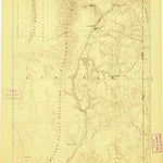 United States Geological Survey Caliente E, NV-UT-AZ (1886, 250000-Scale) digital map