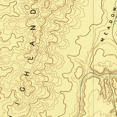 United States Geological Survey Caliente E, NV-UT-AZ (1886, 250000-Scale) digital map