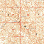 United States Geological Survey Caliente Mountain, CA (1941, 62500-Scale) digital map