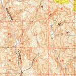 United States Geological Survey Caliente Mountain, CA (1941, 62500-Scale) digital map