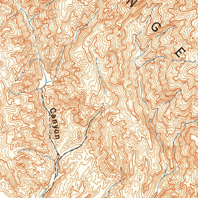 United States Geological Survey Caliente Mountain, CA (1952, 62500-Scale) digital map