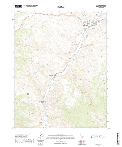 United States Geological Survey Caliente, NV (2021, 24000-Scale) digital map