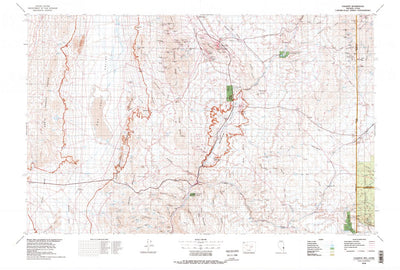 United States Geological Survey Caliente, NV-UT (1978, 100000-Scale) digital map