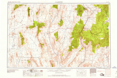 United States Geological Survey Caliente, NV-UT-AZ (1959, 250000-Scale) digital map