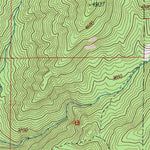 United States Geological Survey California Hot Springs, CA (1986, 24000-Scale) digital map