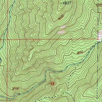 United States Geological Survey California Hot Springs, CA (1986, 24000-Scale) digital map