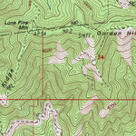 United States Geological Survey California Hot Springs, CA (1986, 24000-Scale) digital map