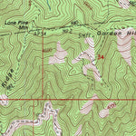 United States Geological Survey California Hot Springs, CA (1986, 24000-Scale) digital map