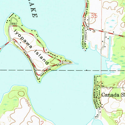 United States Geological Survey California, MI-IN (1960, 24000-Scale) digital map