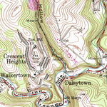 United States Geological Survey California, PA (1954, 24000-Scale) digital map