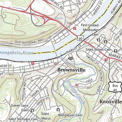 United States Geological Survey California, PA (2023, 24000-Scale) digital map