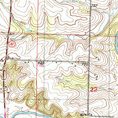 United States Geological Survey California South, MO (1951, 24000-Scale) digital map