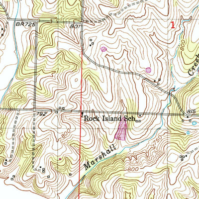 United States Geological Survey California South, MO (1951, 24000-Scale) digital map