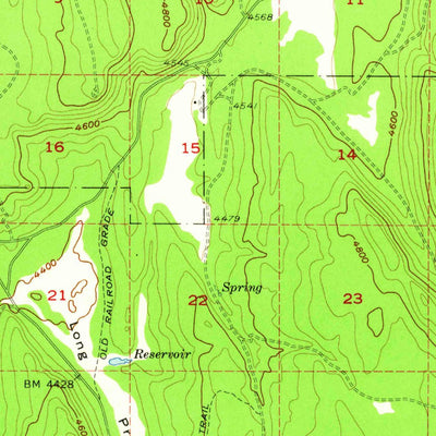 United States Geological Survey Calimus Butte, OR (1956, 62500-Scale) digital map