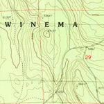 United States Geological Survey Calimus Butte, OR (1988, 24000-Scale) digital map