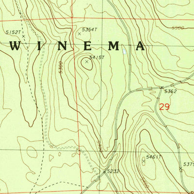 United States Geological Survey Calimus Butte, OR (1988, 24000-Scale) digital map