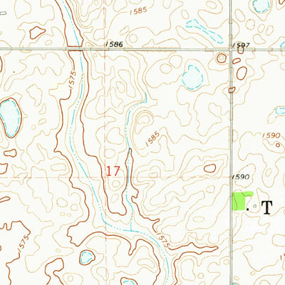 United States Geological Survey Calio, ND (1971, 24000-Scale) digital map