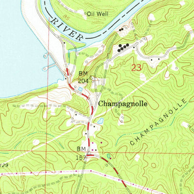 United States Geological Survey Calion, AR (1962, 24000-Scale) digital map
