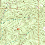 United States Geological Survey Calispell Peak, WA (1964, 24000-Scale) digital map