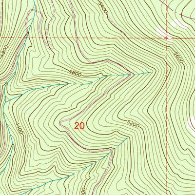United States Geological Survey Calispell Peak, WA (1964, 24000-Scale) digital map