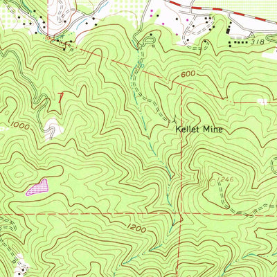 United States Geological Survey Calistoga, CA (1958, 24000-Scale) digital map