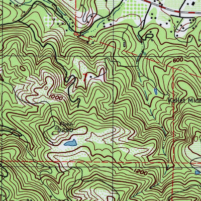 United States Geological Survey Calistoga, CA (1997, 24000-Scale) digital map