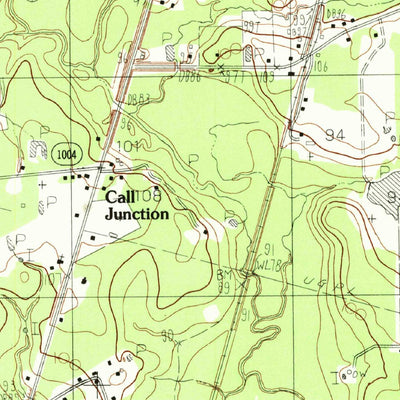 United States Geological Survey Call Junction, TX (1984, 24000-Scale) digital map