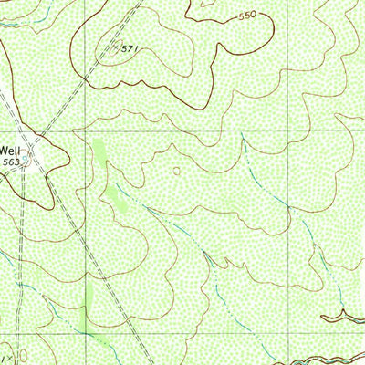United States Geological Survey Callaghan Ranch SE, TX (1980, 24000-Scale) digital map