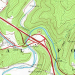 United States Geological Survey Callaghan, VA (1966, 24000-Scale) digital map
