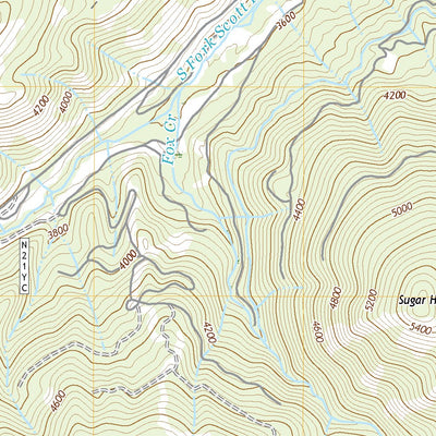 United States Geological Survey Callahan, CA (2022, 24000-Scale) digital map