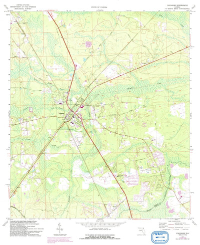 United States Geological Survey Callahan, FL (1970, 24000-Scale) digital map