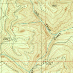 United States Geological Survey Callahan, OR (1990, 24000-Scale) digital map