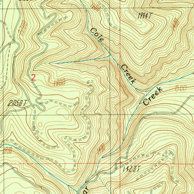 United States Geological Survey Callahan, OR (1990, 24000-Scale) digital map