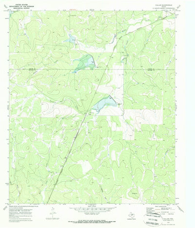 United States Geological Survey Callan, TX (1970, 24000-Scale) digital map