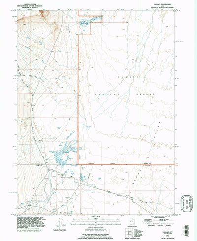 United States Geological Survey Callao, UT (1993, 24000-Scale) digital map