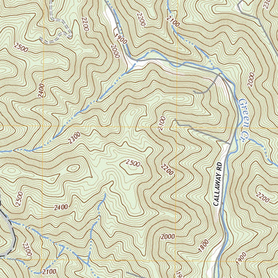 United States Geological Survey Callaway, VA (2022, 24000-Scale) digital map
