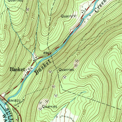 United States Geological Survey Callicoon, NY-PA (1965, 24000-Scale) digital map