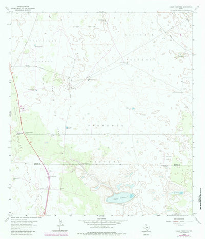 United States Geological Survey Callo Padrones, TX (1963, 24000-Scale) digital map