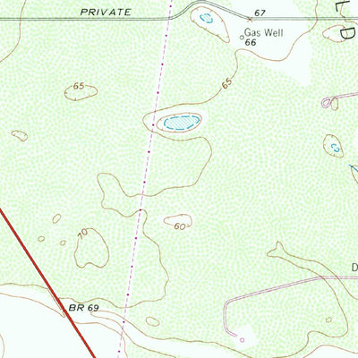 United States Geological Survey Callo Padrones, TX (1963, 24000-Scale) digital map