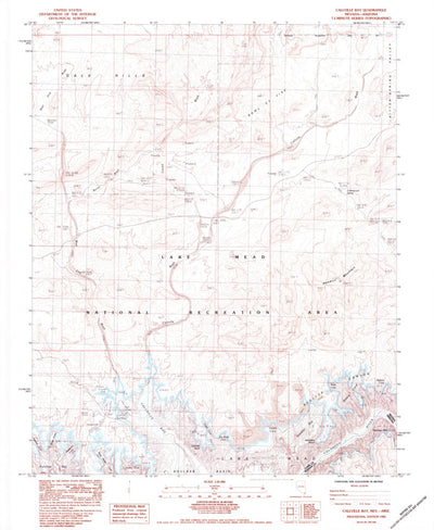 United States Geological Survey Callville Bay, NV-AZ (1983, 24000-Scale) digital map