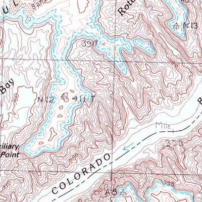 United States Geological Survey Callville Bay, NV-AZ (1983, 24000-Scale) digital map