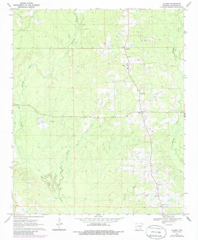 United States Geological Survey Calmer, AR (1970, 24000-Scale) digital map