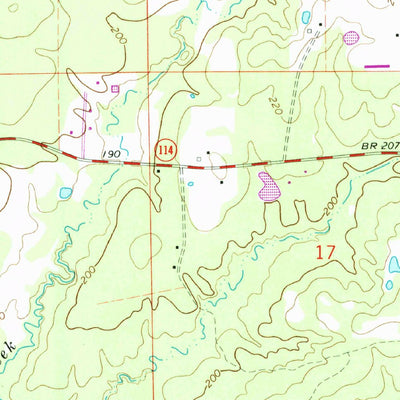 United States Geological Survey Calmer, AR (1970, 24000-Scale) digital map