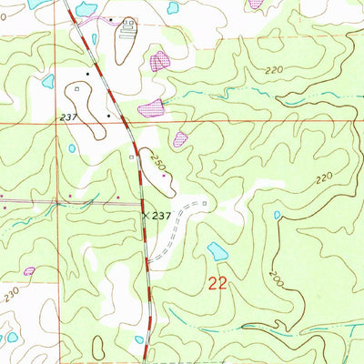 United States Geological Survey Calmer, AR (1970, 24000-Scale) digital map