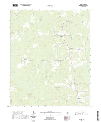 United States Geological Survey Calmer, AR (2020, 24000-Scale) digital map