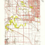 United States Geological Survey Calumet City, IL-IN (1953, 24000-Scale) digital map