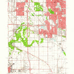 United States Geological Survey Calumet City, IL-IN (1960, 24000-Scale) digital map
